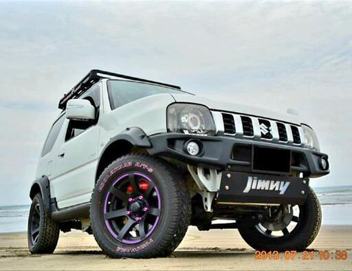 ジムニーJB23 NEWCROSSストレートバンパーTYPE Ⅱスキッドプレート