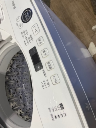 091103 シャープ 5.5kg洗濯機 2021年製