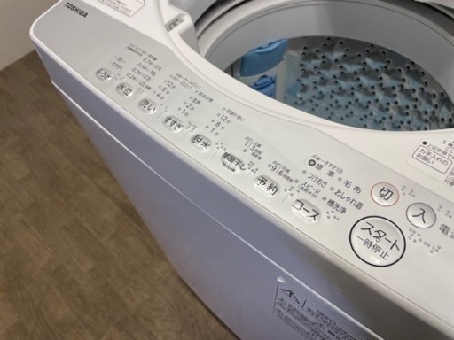 TOSHIBA 烈しく 洗濯機 2019年製