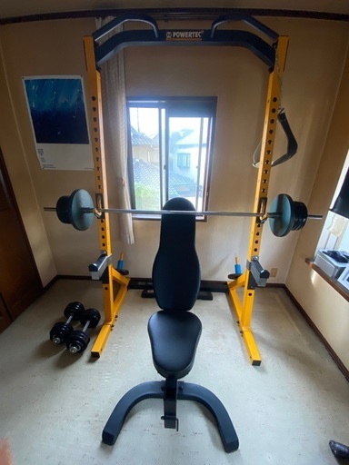 【まゆげバルバル】バーベルラックベンチセット まゆげバルバル様専用】バーベルラックベンチセット