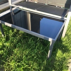 「値下げ」屋外向けテーブル、イスセット