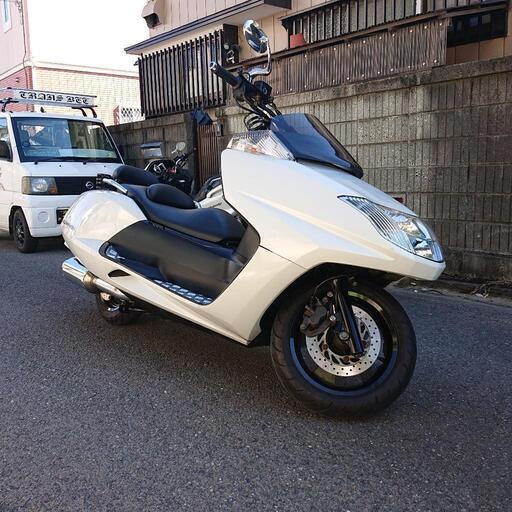 芦屋のマダム14ページ 乗って帰れる！ヤマハ マグザム 白オールペイント MAXAM（CP250