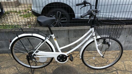【お取引中】美品：自転車　26インチ　６段ギア