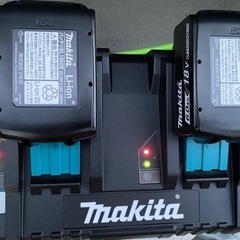 マキタ2口急速充電器DC18RD マキタバッテリーBL1860B2個セット
