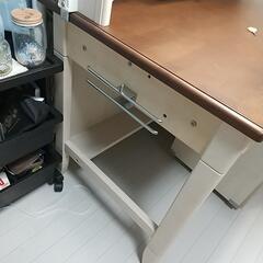最終値下げ！コイズミ 学習机 白木目×茶木目