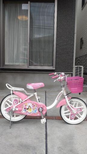 【屋内保管】子供用自転車 16インチ　プリンセス ゆめカワ