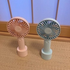 【ジャンク】ハンディファン　携帯扇風機