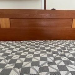 🌟お嫁入り決定　9/30まで！☆ダブルベッド☆ ブラックチェリー&フランスベット