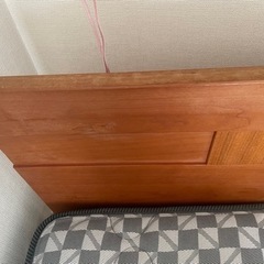 🌟お嫁入り決定　9/30まで！☆ダブルベッド☆ ブラックチェリー&フランスベット