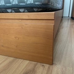 🌟お嫁入り決定　9/30まで！☆ダブルベッド☆ ブラックチェリー&フランスベット