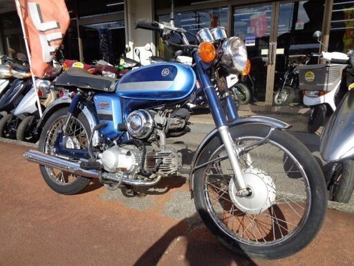 NO.4434　ＹＢ－１ＦＯＵＲ　４サイクルエンジン　クラッチ付４速ミッション車　ライトブルー　☆彡