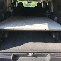 大幅値下げ！】200系ハイエース ワイド 自作ベットキット 車中泊 直接 
