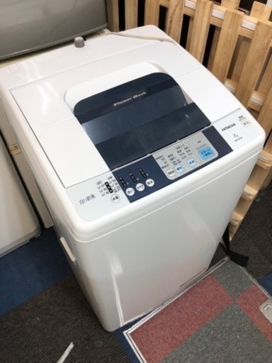 ７キロ日立洗濯機大阪市内配達設置無料保証有り