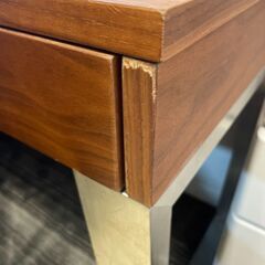 【緊急セール】おしゃれなデスク：Glan（グラン） クールモダンシリーズ デスク ×２台  L字で利用可能