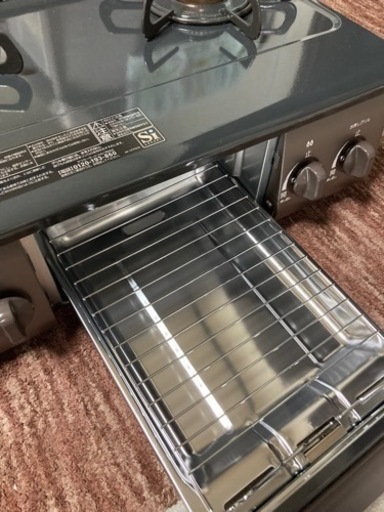 受け渡し済】ほぼ新品 グリル付きテーブルコンロ 値下げ交渉あり