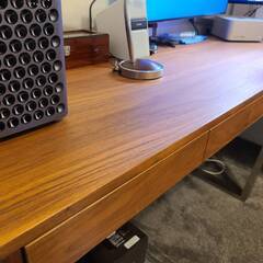 【緊急セール】おしゃれなデスク：Glan（グラン） クールモダンシリーズ デスク ×２台  L字で利用可能