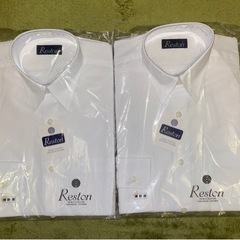 【未使用】Reston男子高校生スクールシャツ2枚