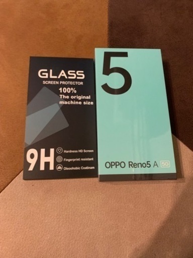 新品未使用】oppo reno5 a ガラスフィルム付き 