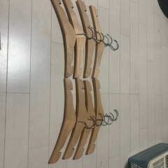 子供用　木製ハンガーセット