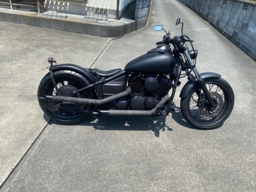 ドラッグスター400 キャブ車　キャブレター　カスタム　マッドブラック　艶消し黒