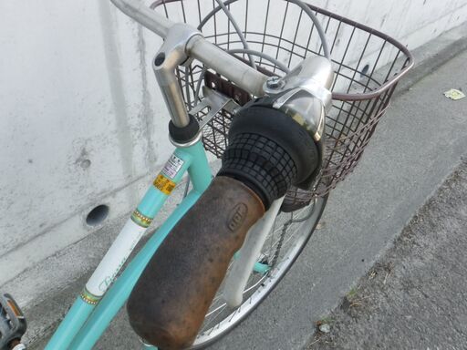 24インチ 6段変速&LEDライト シティサイクル ママチャリ 中古自転車 447