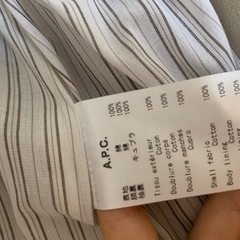 【美品】21年SS A.P.Cステンカラーコート　アーペーセー