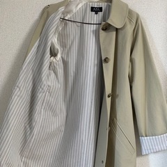 【美品】21年SS A.P.Cステンカラーコート　アーペーセー