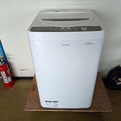 シャープ 全自動洗濯機 ES-G45RC-W 4.5k『中古良品、小傷あり』2016