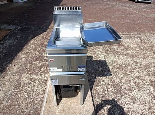 マルゼン MGF-13J ガスフライヤー 13L LPガス用『中古、パーツ不足品