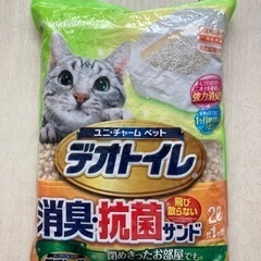 【取引決定】猫砂　消臭・抗菌サンド　ユニチャーム