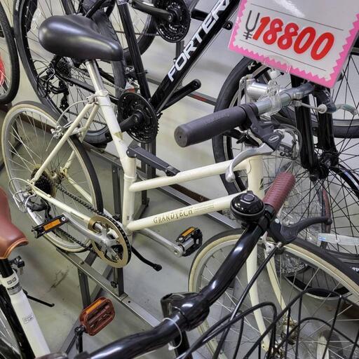 自転車 折りたたみクロスバイク 中古 ホワイト 24インチ 自転車 折りたたみクロスバイク 中古 ホワイト 24インチ