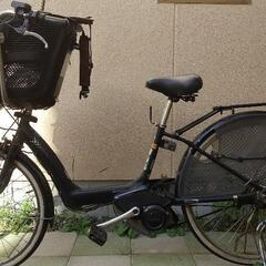 中古 電動自転車 子供乗せ ２人乗りアンジェリーノ ブリヂストン