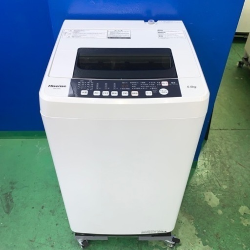 ⭐️Hisense⭐️全自動洗濯機　2019年5.5kg 大阪市近郊配送無料