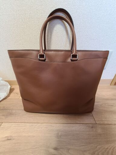 【COACH】　コーチ　トートバッグ　ブラウン　ファスナー付き