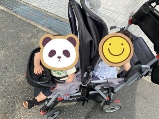 【お引き取り決まりました⠀】二人乗りベビーカー