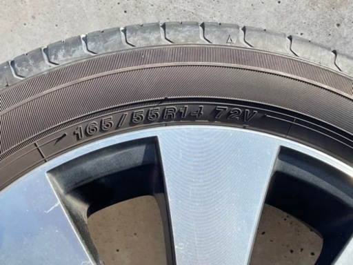ワゴンR 夏タイヤ 165/55R14