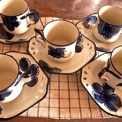 コーヒーカップ5セットeuropean made in japa...