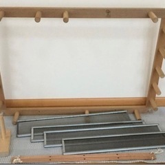 アシュフォード卓上機　60㌢　4枚綜絖(後、綜絖セット追加し8枚綜絖)