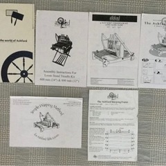 アシュフォード卓上機　60㌢　4枚綜絖(後、綜絖セット追加し8枚綜絖)