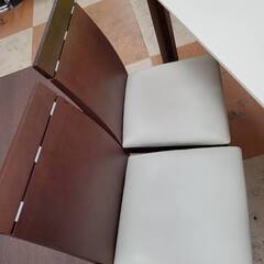 【🔥大特価品🔥】大理石ダイニングテーブル 4人用 椅子4脚付き【リサイクルモールみっけ柏店】