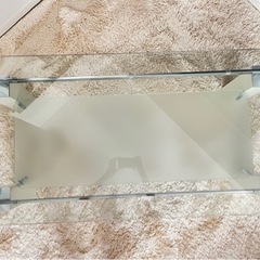 【ネット決済】《決定しました》ガラスローテーブル