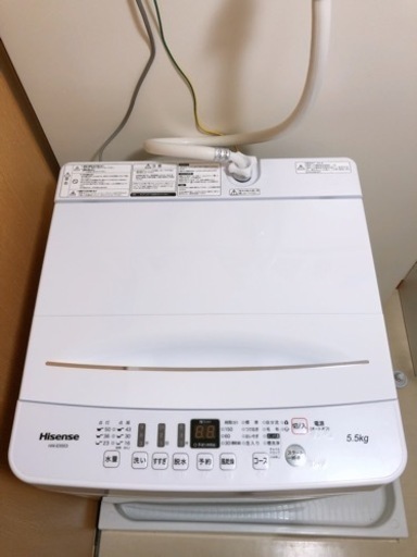 【2021年製】洗濯機5.5kg HiSENSE HW-E5503