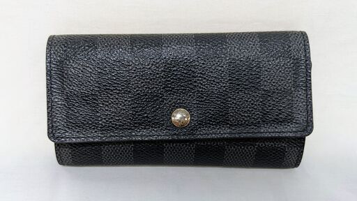 LOUIS VUITTON ダミエ ポルトクレ ヴォワテュール N63179/RI4153 イニシャル刻印有　ag-062