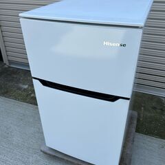 【ネット決済・配送可】ハイセンス　冷蔵庫　HR-B95A　201...