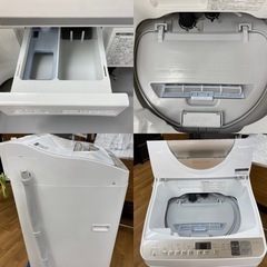 I358 ☆ SHARP 洗濯乾燥機 2019年製 ⭐動作確認済 ⭐クリーニング済