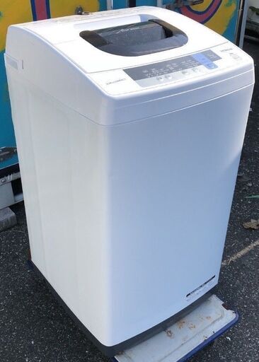 ○★ba12/27 日立 HITACHI 全自動電気洗濯機 NW-50C 5kg 2018年製 2ステップウォッシュ 中古 動作品 家電