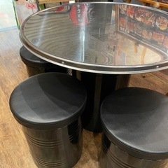 更に値下げっ！！韓国ドラム缶テーブルセット(値下げ) 韓国 業務用 
