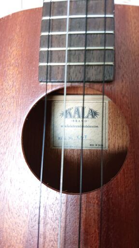 中古ウクレレ KALA モデル KA-T ハードケースとチューナーつき 【公式 
