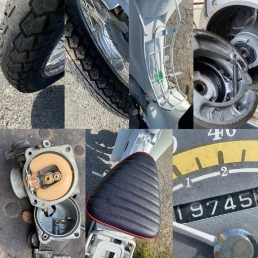 ☆リトルカブ50.キャブ最終モデル☆バッテリー・シートなどなど新品交換^_^