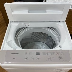 I468 ☆ Panasonic 洗濯機 （6.0㎏）☆ 2021年製 ⭐動作確認済⭐